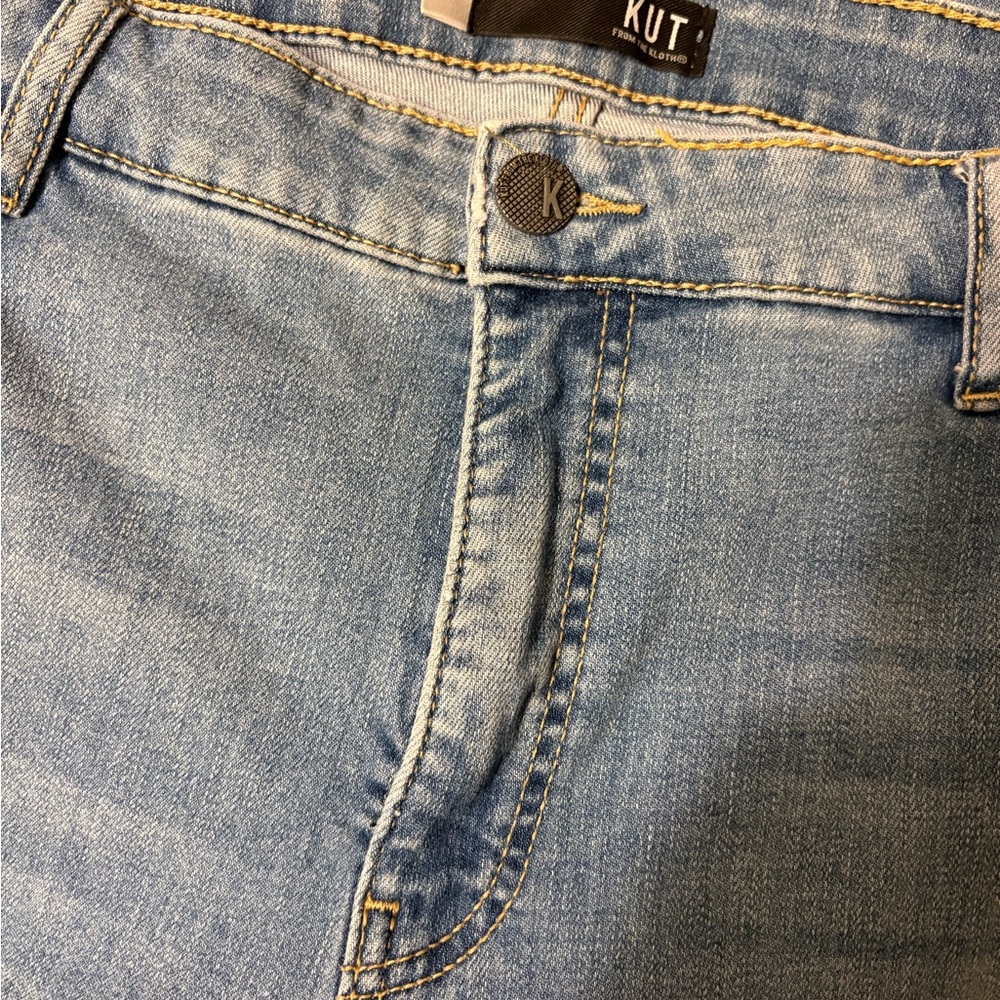 Kut from the Kloth Light Blue Wide-Leg Jeans - Picture 5 of 5